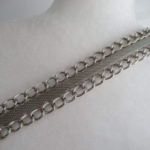 Fancy Metal Chain Mesh Waist Belt, Chain Belt, Sz Large/ X-Large - Picture 4 of 10